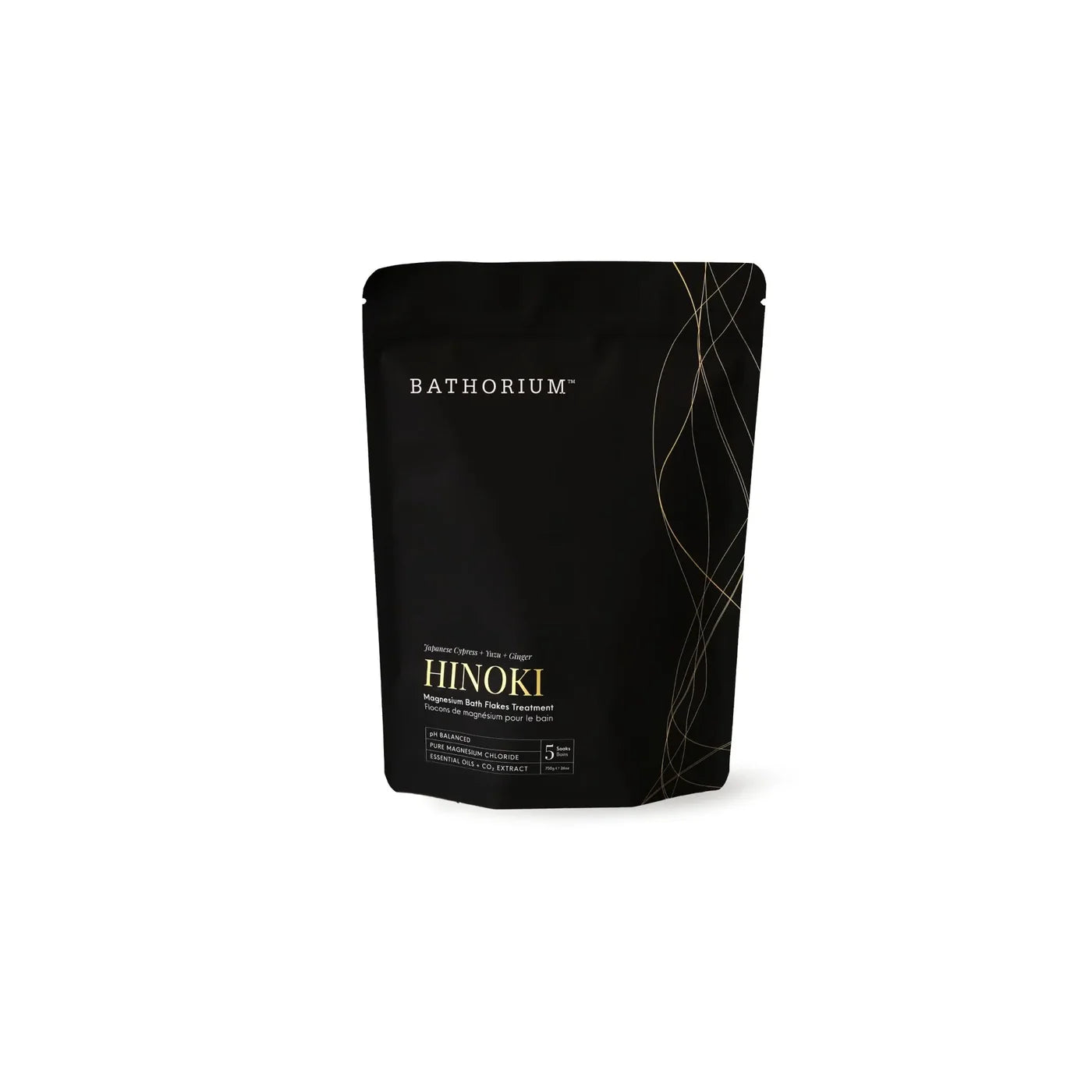 Bathorium - Hinoki Magnesium Bath Flakes – 750g -