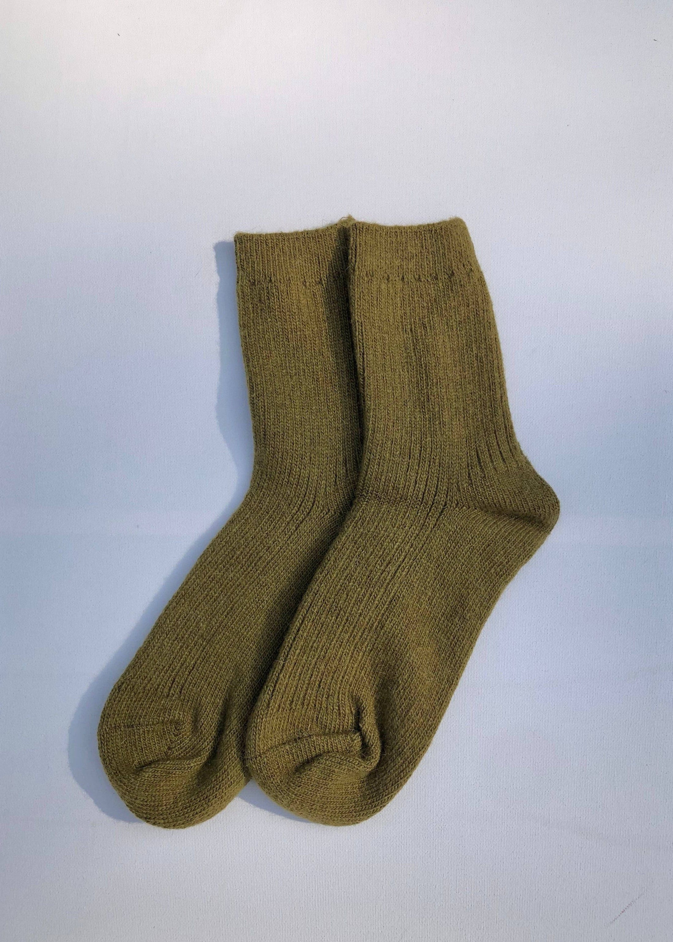Billy Bamboo - Iceland Wool Socks – Olive -