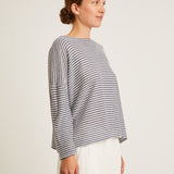 Naïf - Enora Stripe Sweater - Navy White