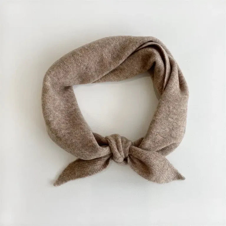 Billy Bamboo - Fuzzy Wool Cravat Scarf Mushroom -