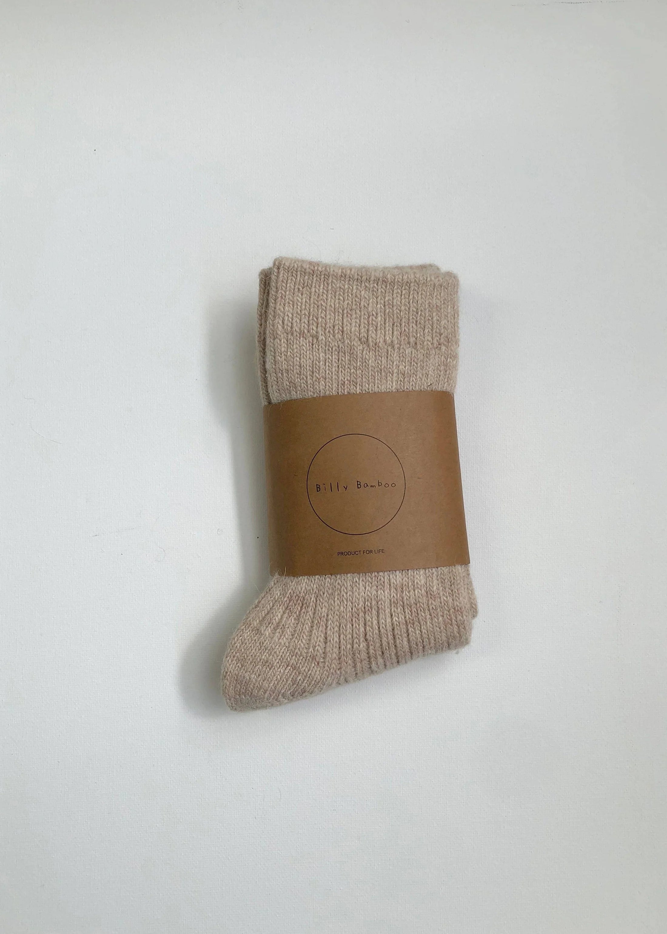 Billy Bamboo - Iceland Wool Socks – Oat -