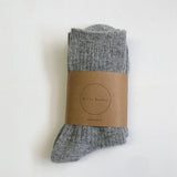 Billy Bamboo - Iceland Wool Sock – Grey Melange -