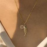 Leah Alexandra - Flat Drawn Chain Necklace – Gold -