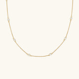 Leah Alexandra - Floatesse Necklace – Gold CZ -