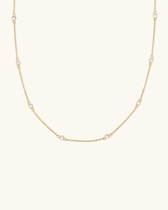 Leah Alexandra - Floatesse Necklace – Gold CZ -