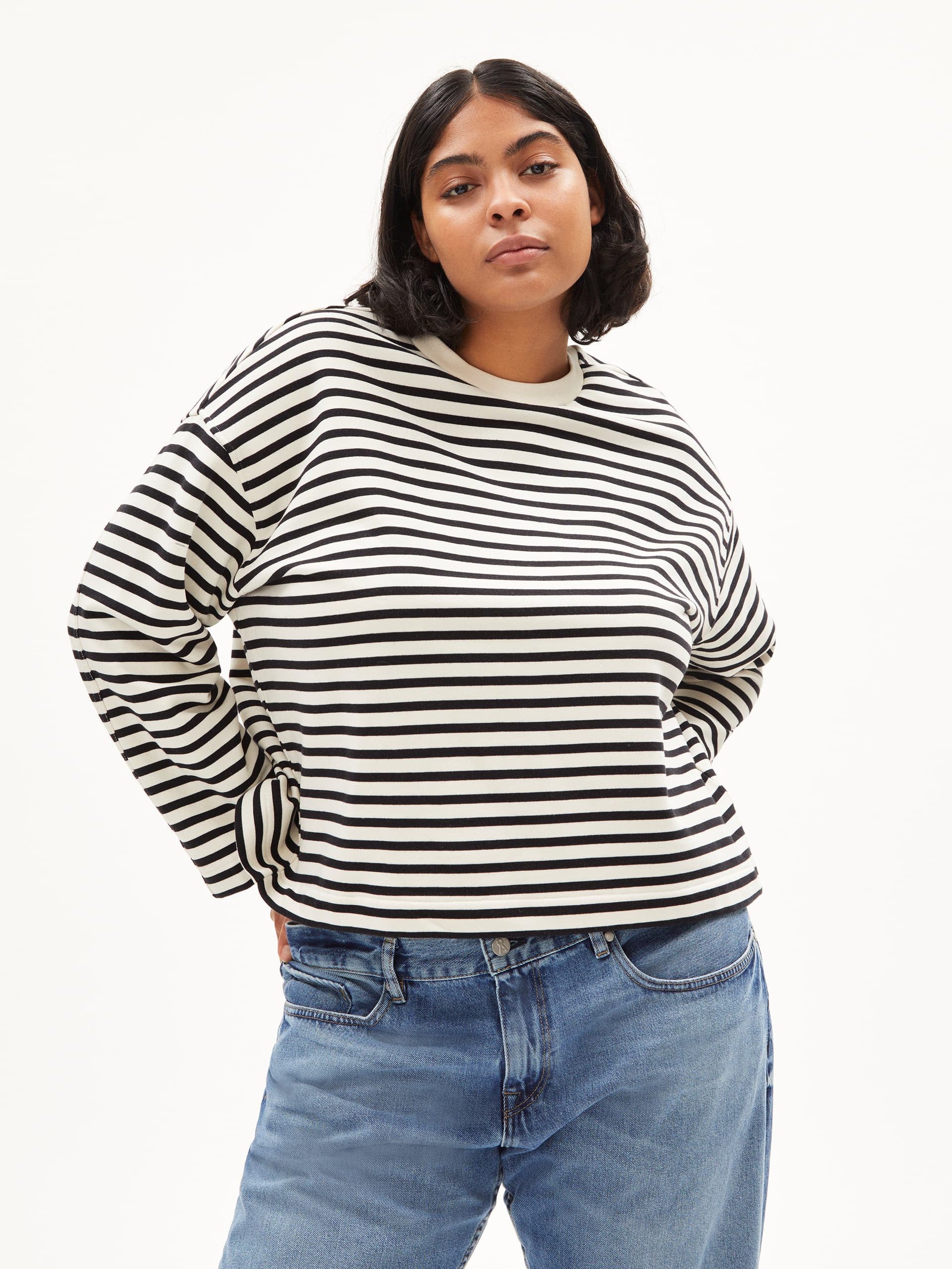 Frankaa Stripe Sweatshirt-Armedangels-Sattva Boutique