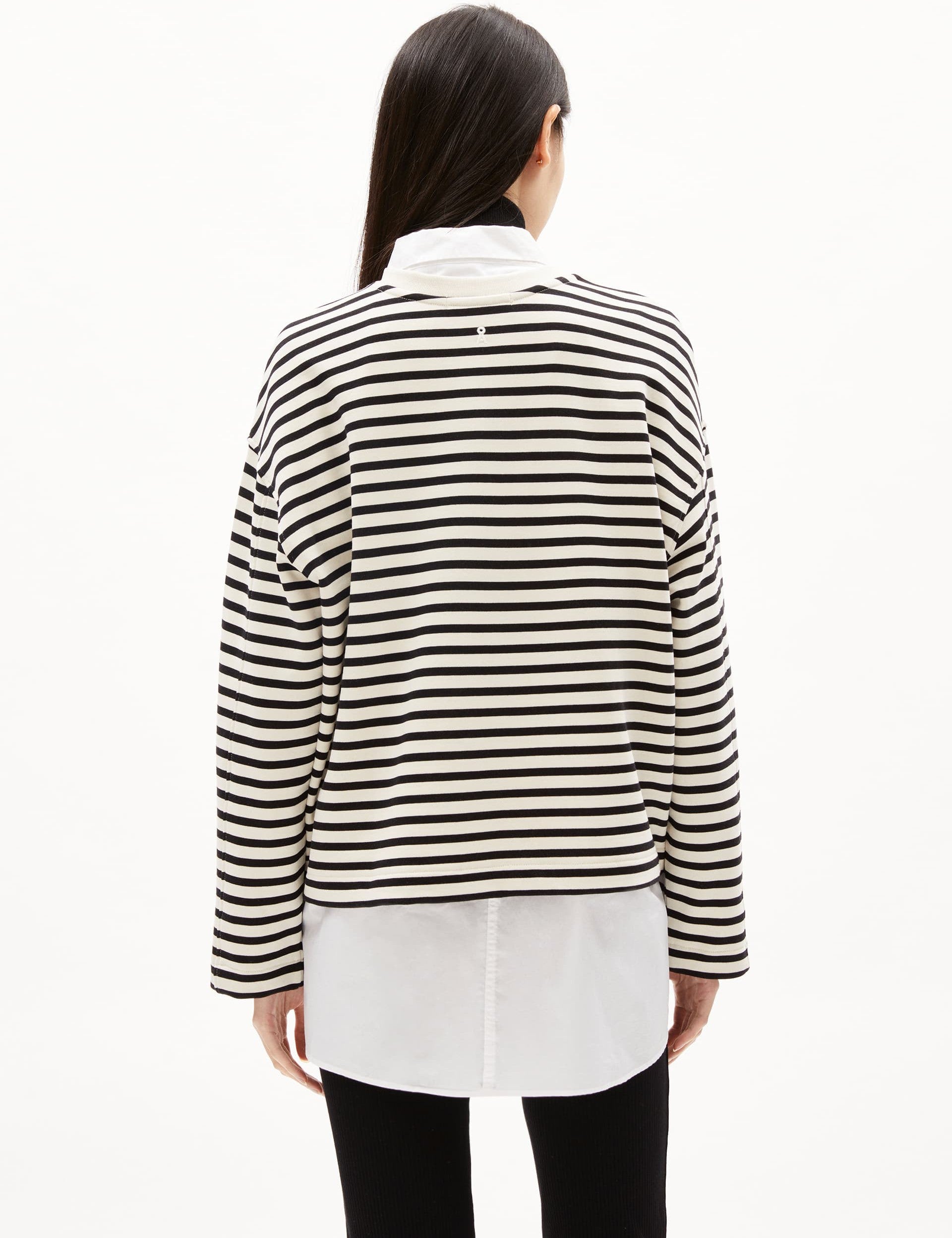 Armedangels - Frankaa Stripe Sweatshirt -