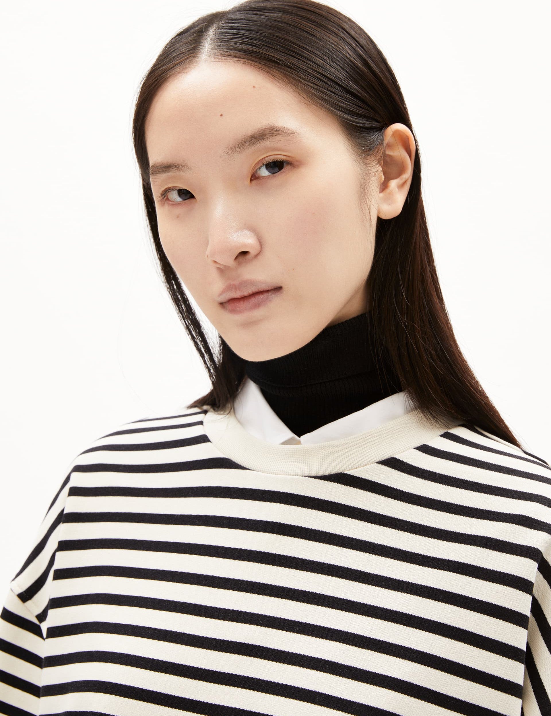 Armedangels - Frankaa Stripe Sweatshirt -