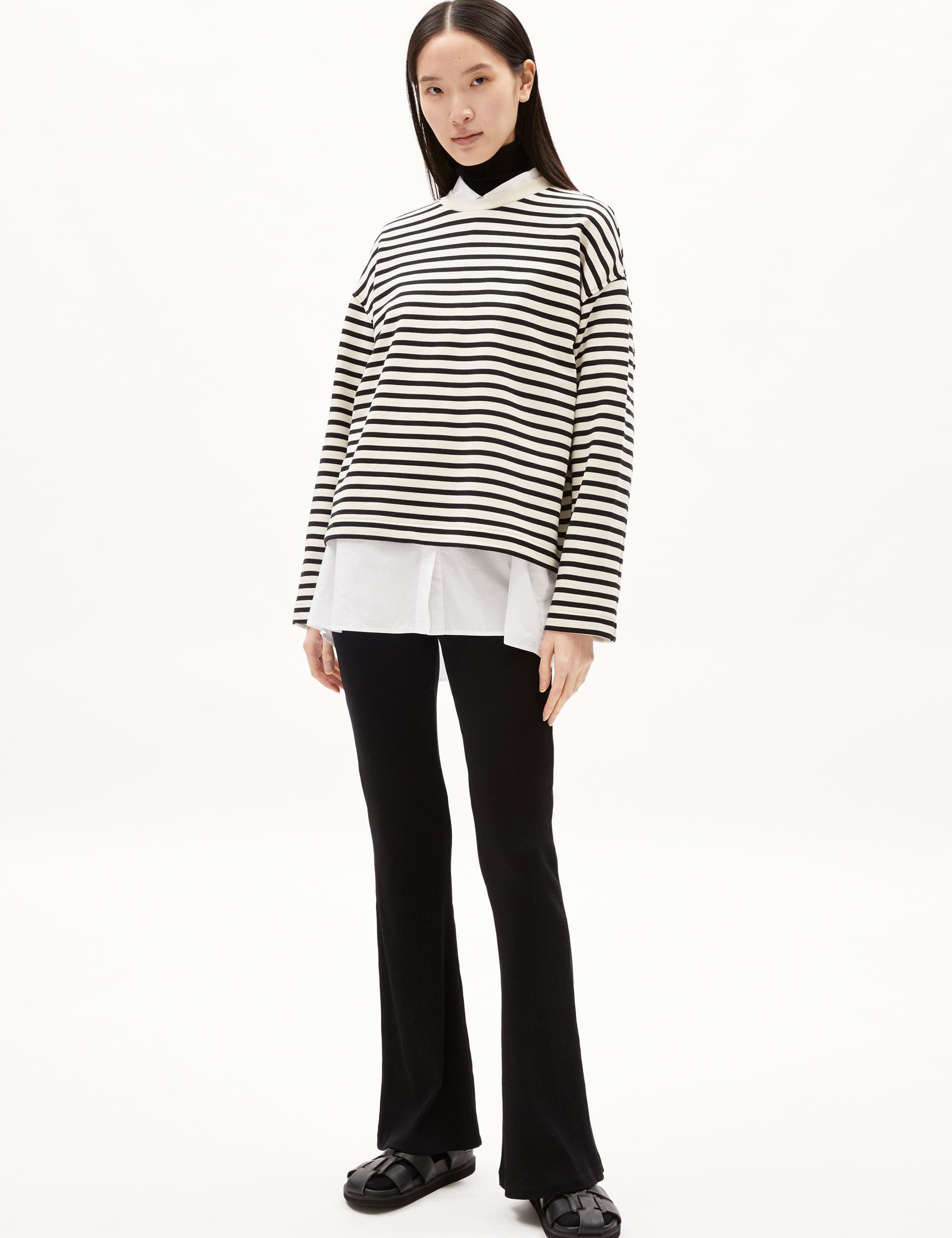 Armedangels - Frankaa Stripe Sweatshirt -