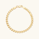 Leah Alexandra - Herringheart Chain Bracelet – Gold 6.5" -
