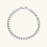 Leah Alexandra - Herringheart Chain Bracelet – Silver 6.5" -