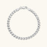 Leah Alexandra - Herringheart Chain Bracelet – Silver 6.5" -
