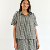 Sattva by Sarah - Button Blouse - Gingham