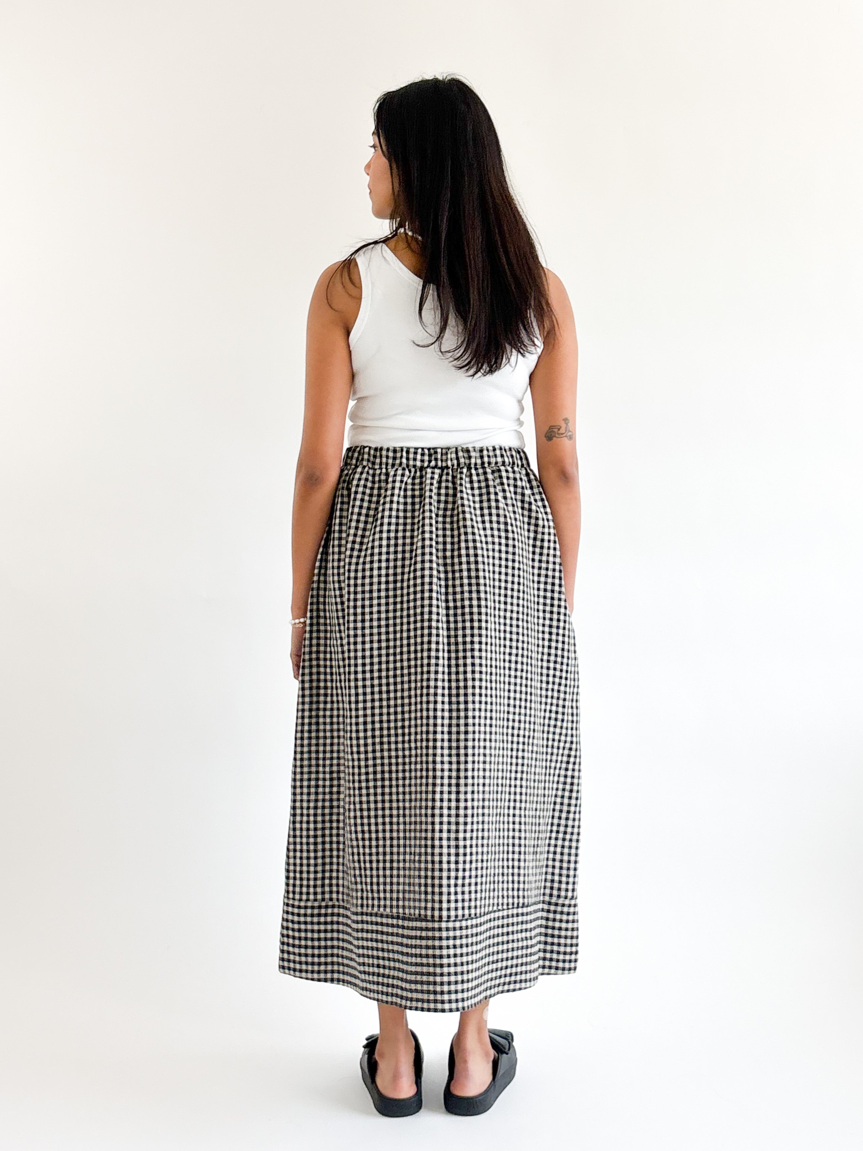 Sattva by Sarah - Wide Hem Sunday Skirt -