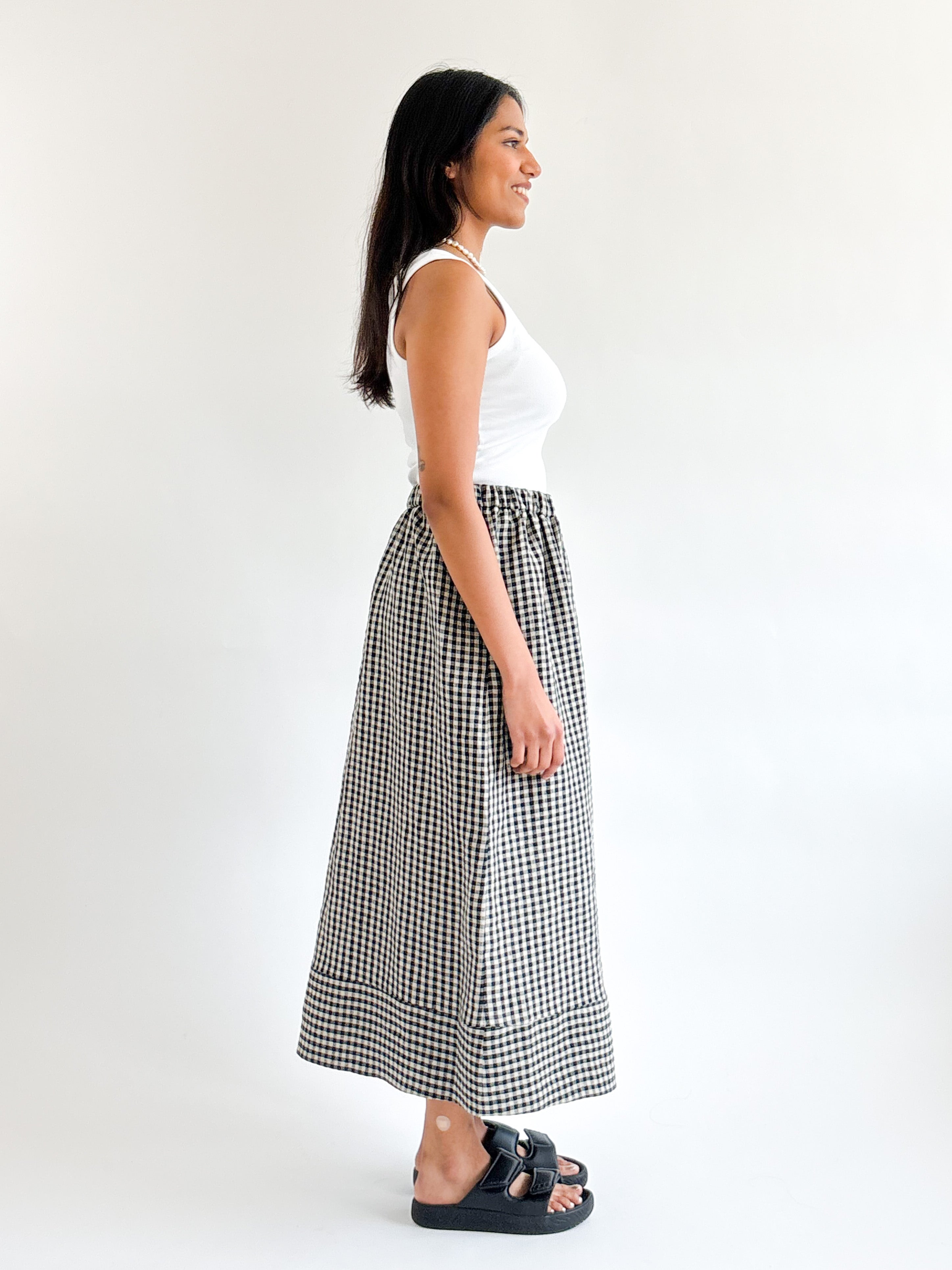 Sattva by Sarah - Wide Hem Sunday Skirt -