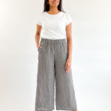 Sattva by Sarah - Coastal Linen HW Pant - Gingham