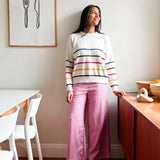 Sattva by Sarah - Striped Crew -