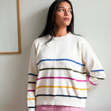 Sattva by Sarah - Striped Crew -