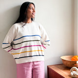 Sattva by Sarah - Striped Crew -