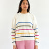 Sattva by Sarah - Striped Crew - Rainbow