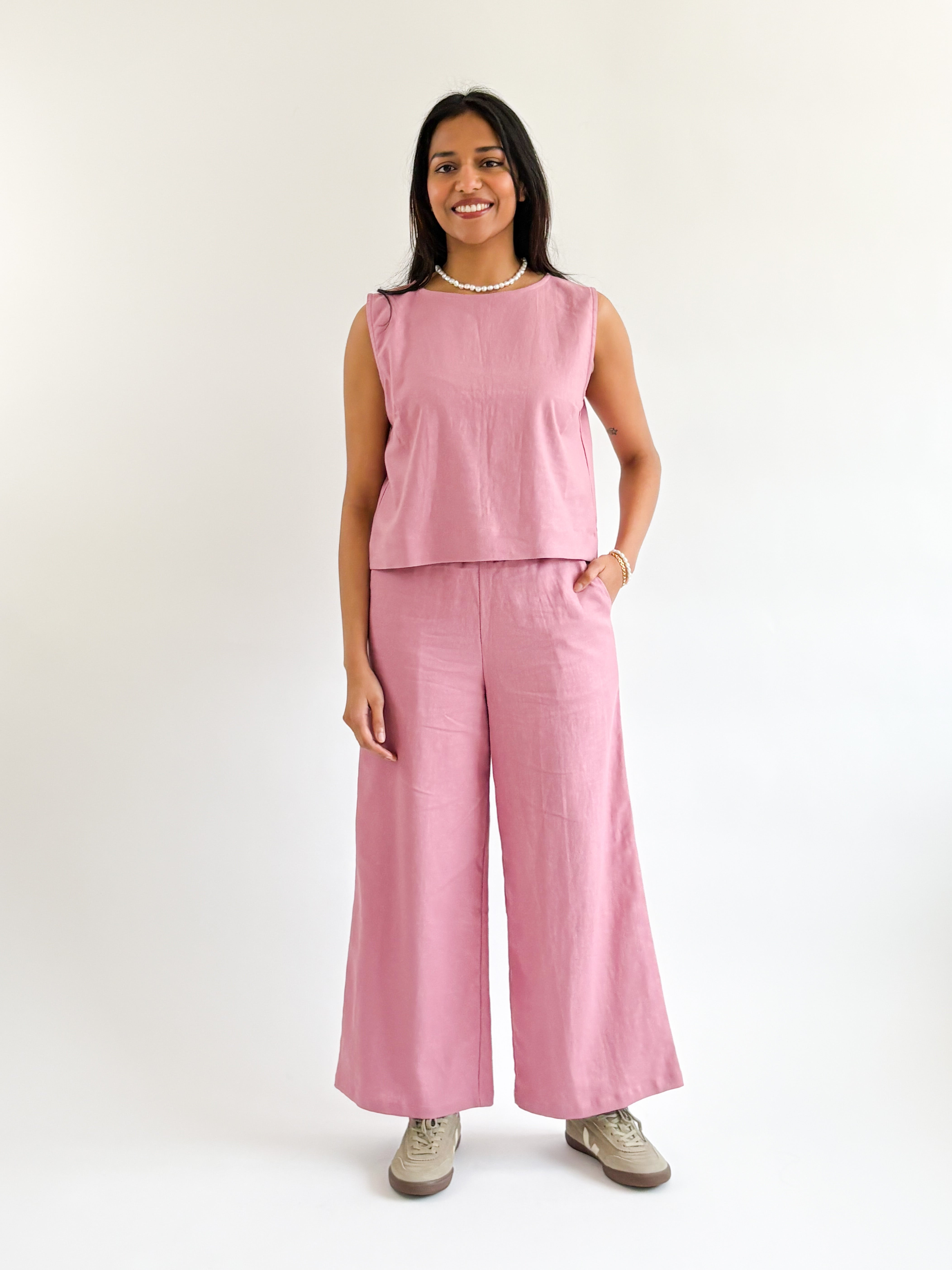 Sattva by Sarah - Coastal Linen Tank -