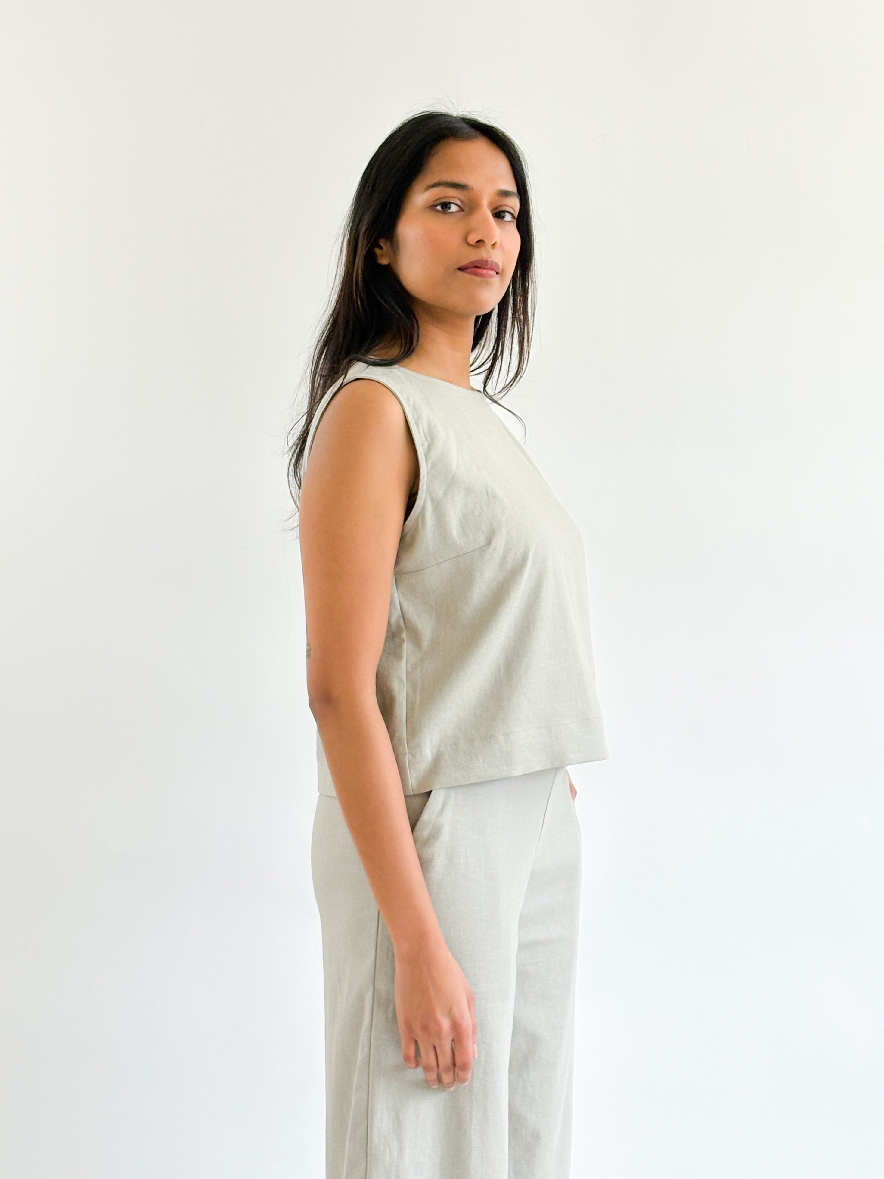 Sattva by Sarah - Coastal Linen Tank -