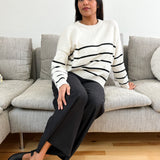 Sattva by Sarah - Striped Crew -