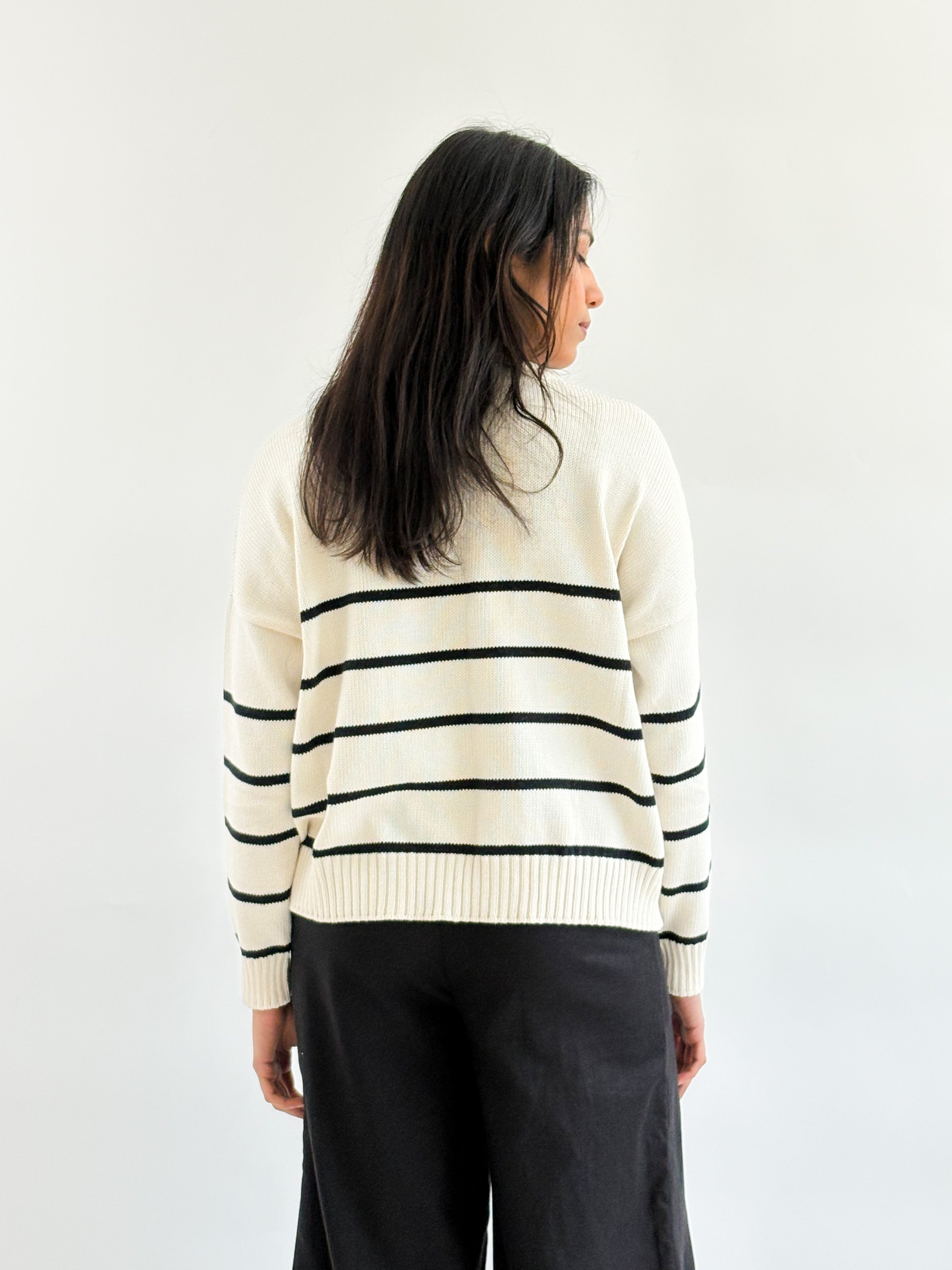 Sattva by Sarah - Striped Crew -