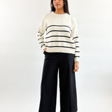 Sattva by Sarah - Striped Crew -