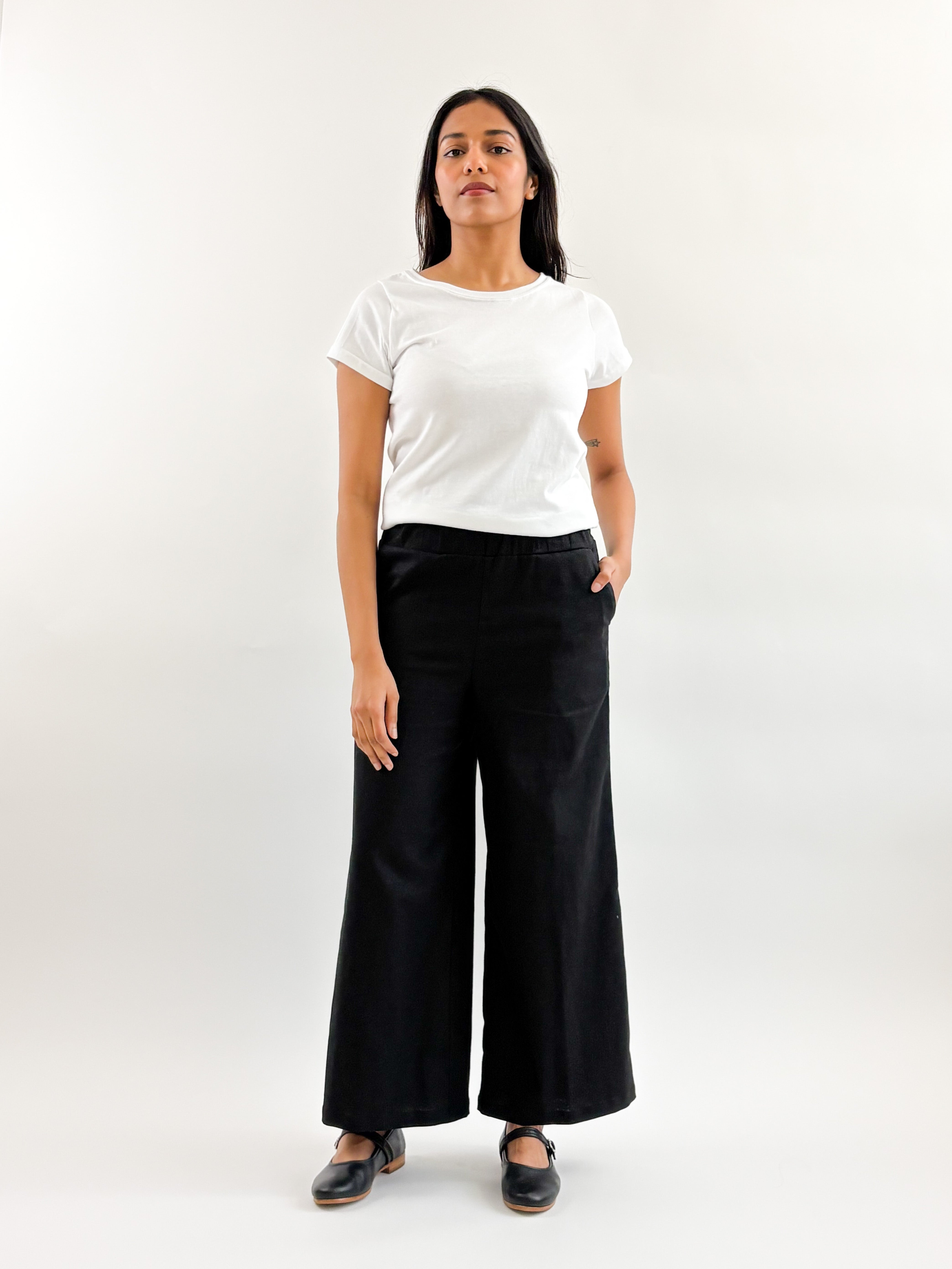 Sattva by Sarah - Coastal HW Linen Pant -
