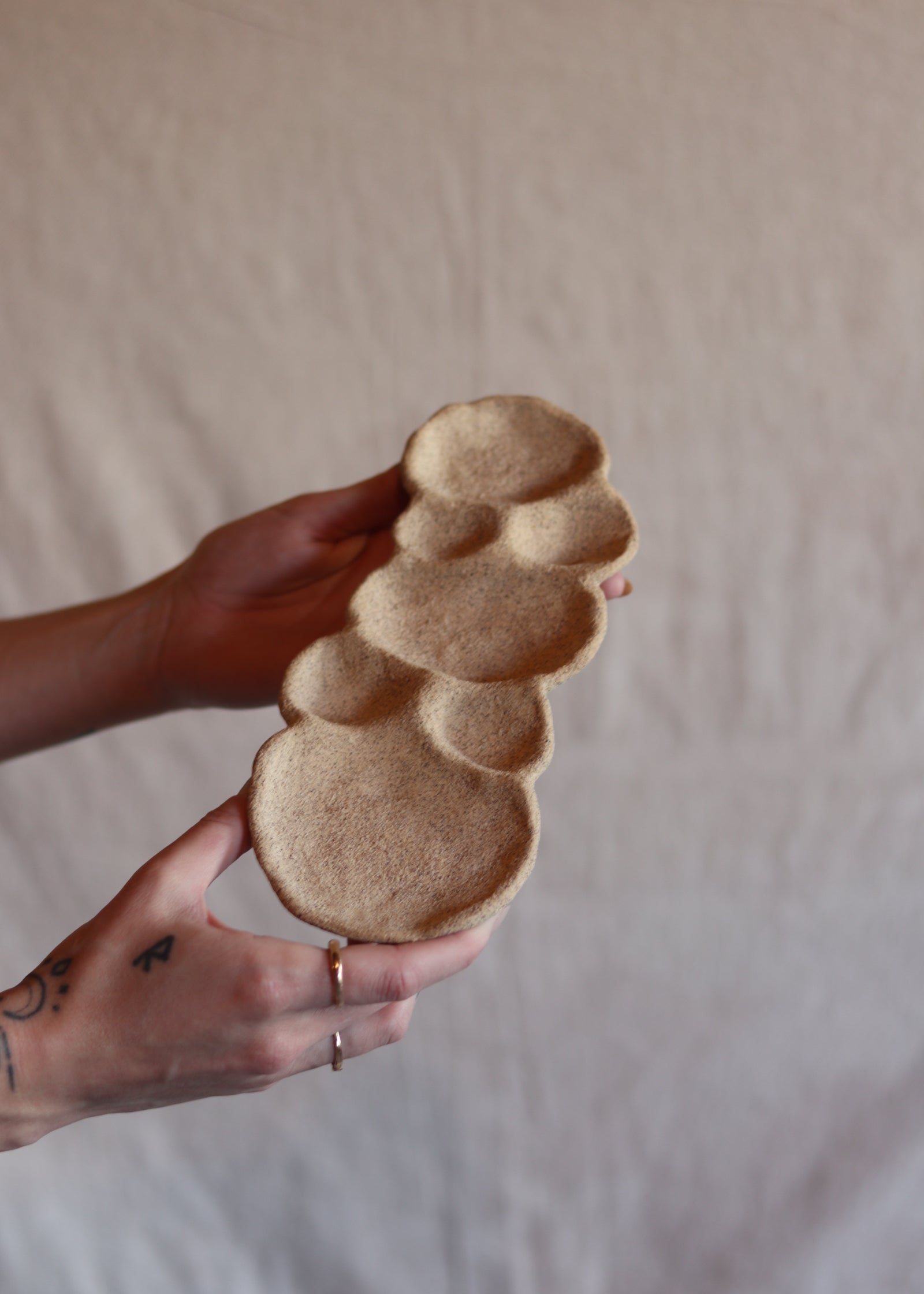 Of The Earth - 9" Gathered Earth Sculptural Dish -