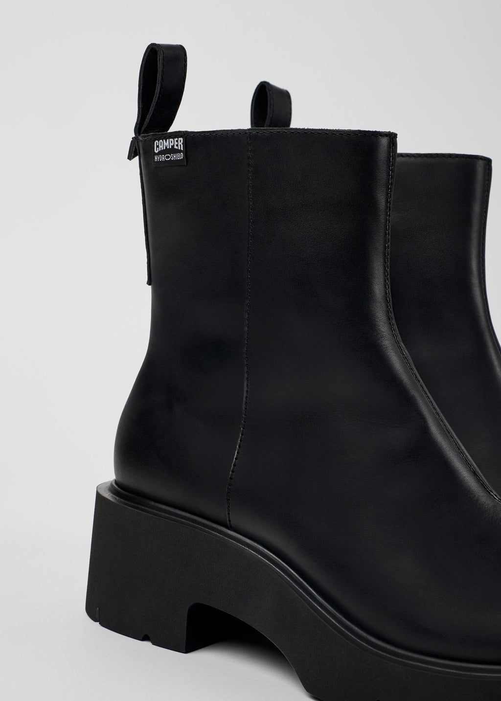 Camper - Milah Black Leather Boot -