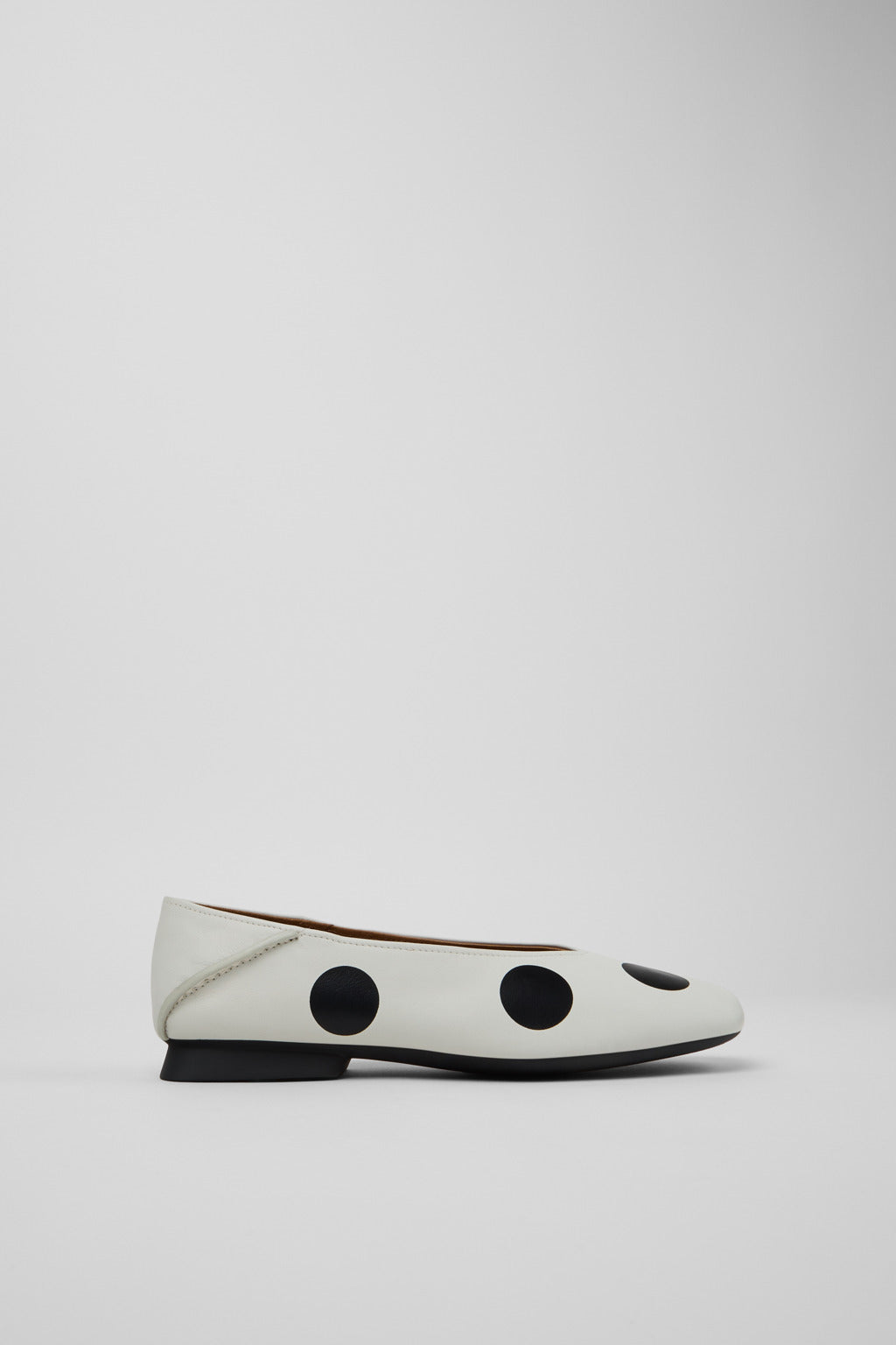 Camper - Twins Casi Myra Dots Flat - White Black Dots