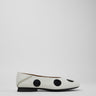 Camper - Twins Casi Myra Dots Flat - White Black Dots