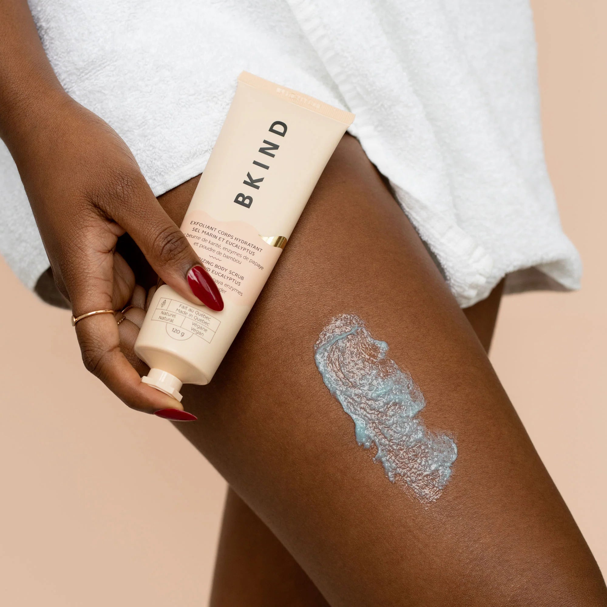 BKIND - Moisturizing Body Scrub – Sea Salt and Eucalyptus -