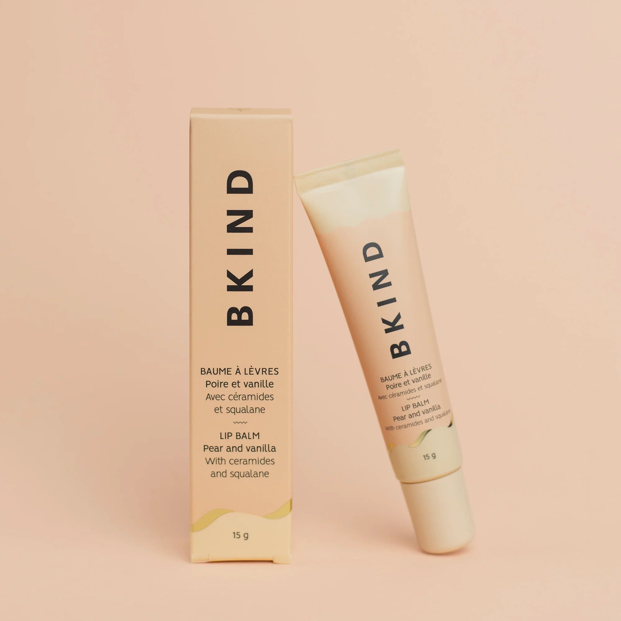 BKIND - Nourishing Ceramide Lip Balm – Pear and Vanilla -