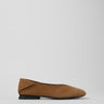 Camper - Casi Myra Flat - Brown Nubuck Suede