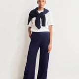 Basic Wide Leg Jersey Pant
