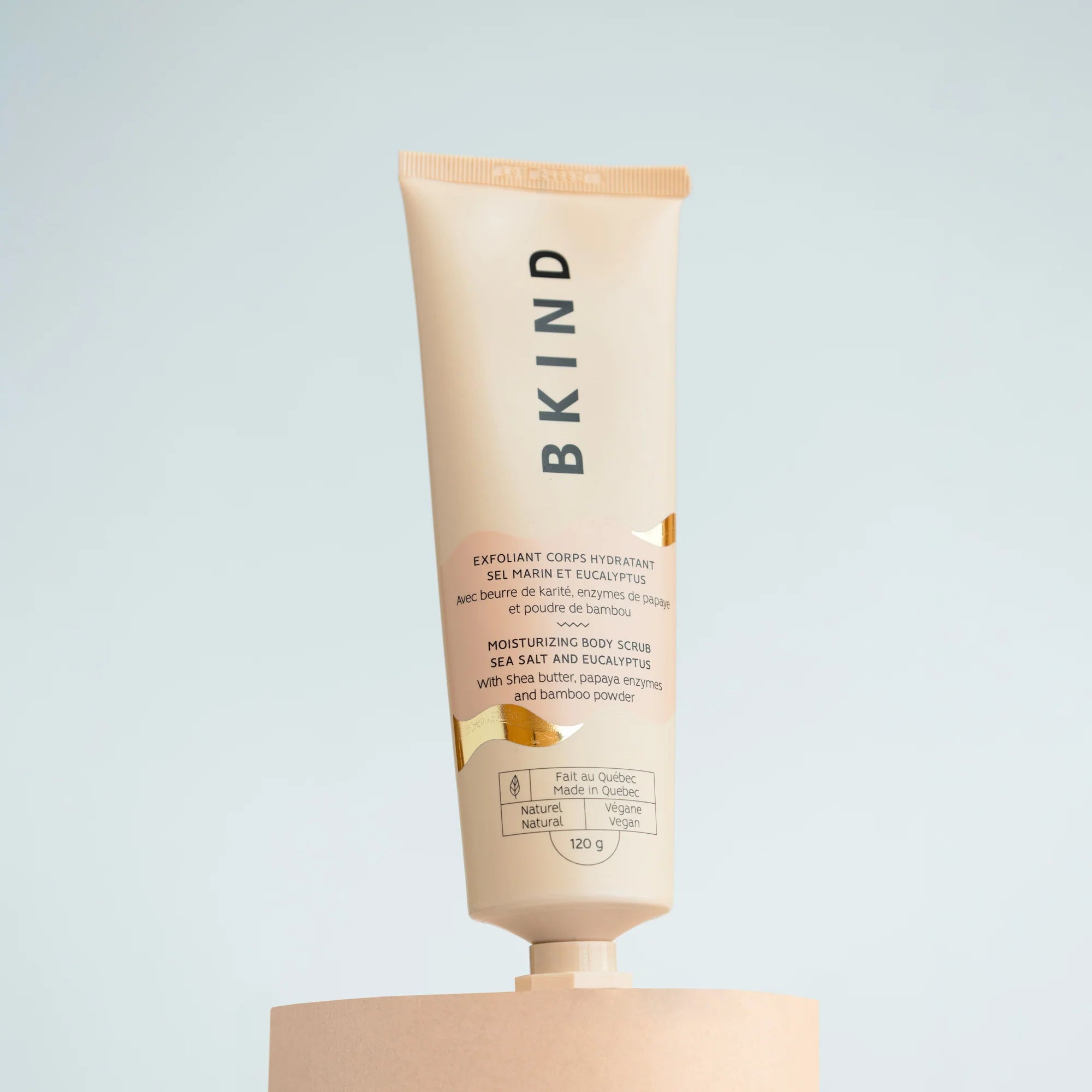 BKIND - Moisturizing Body Scrub – Sea Salt and Eucalyptus -