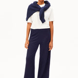 Basic Wide Leg Jersey Pant