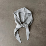 Merino Wool Hood – Light Grey