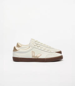 Veja - Volley OT Leather Sneaker - White Platine Bark