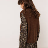 Boxy Vest With Mohair