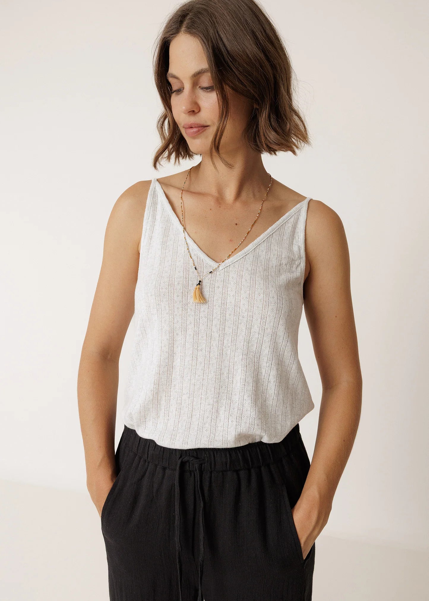 Indi & Cold - Flowy Pant With Drawstring -