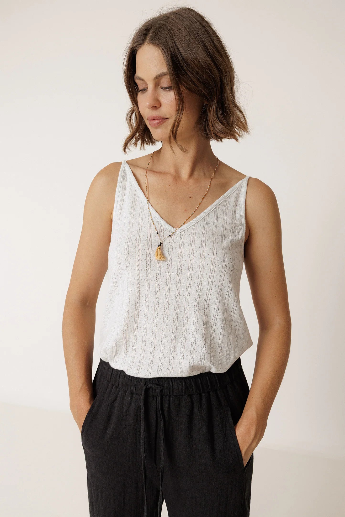 Indi & Cold - Flowy Pant With Drawstring -