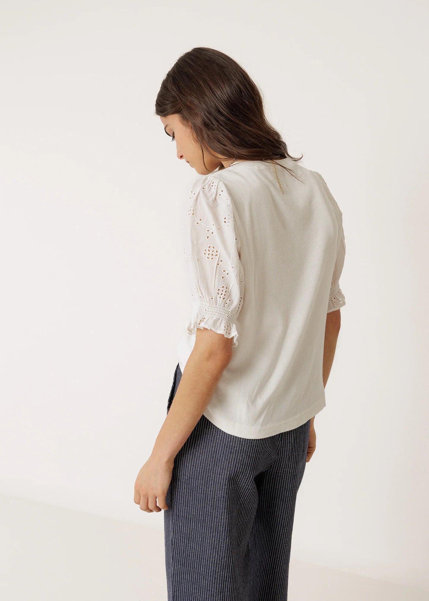 Indi & Cold - Balloon-Sleeve T-Shirt -