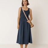 Indi & Cold - Combination Poplin Dress -