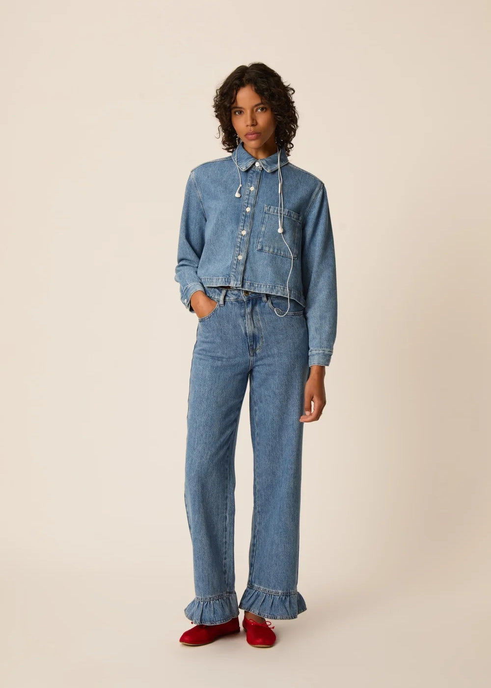 Des Petits Hauts - Louison Denim - Stone