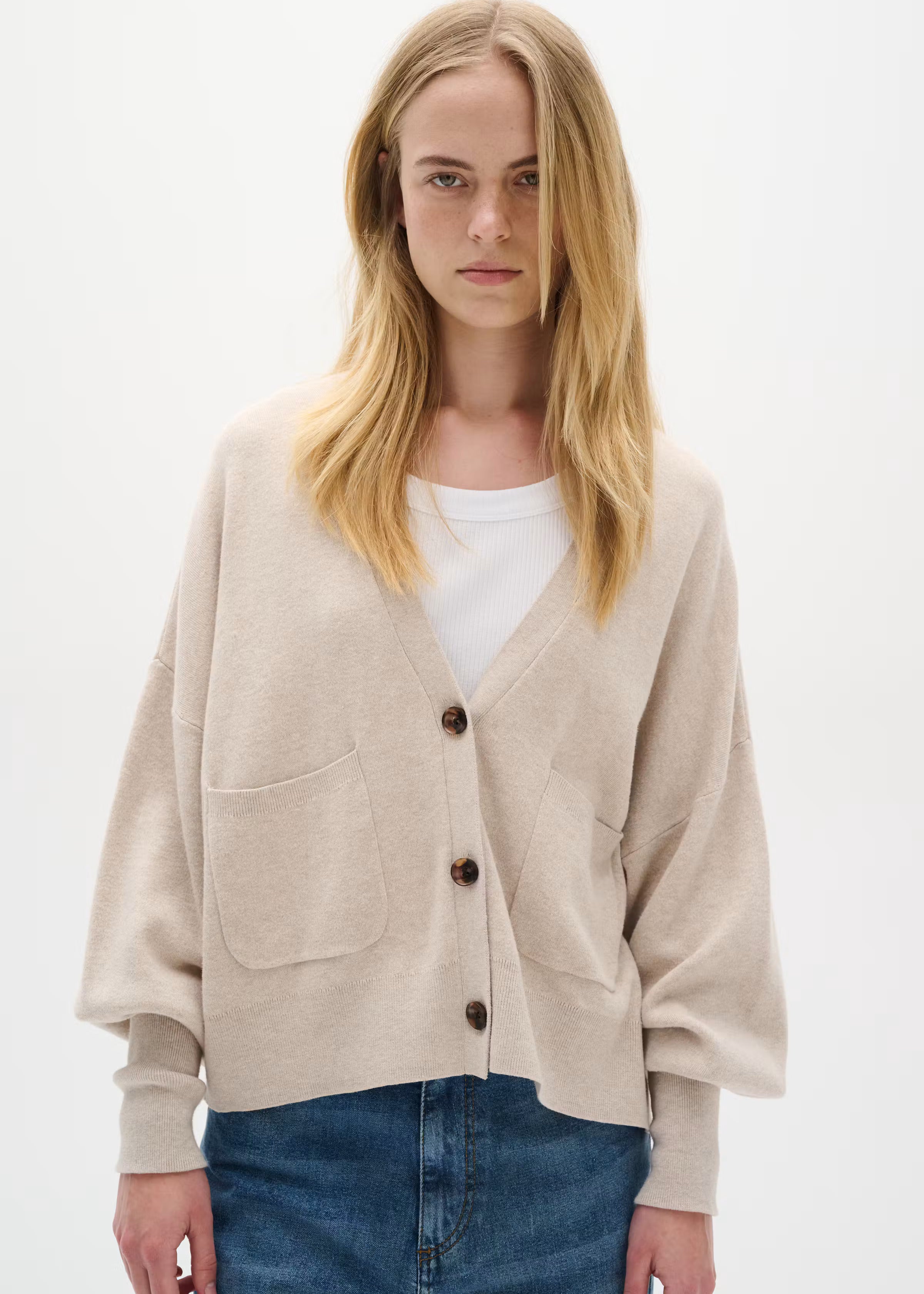 InWear - Tenley Ino-Shape Cardigan - Taupe Melange
