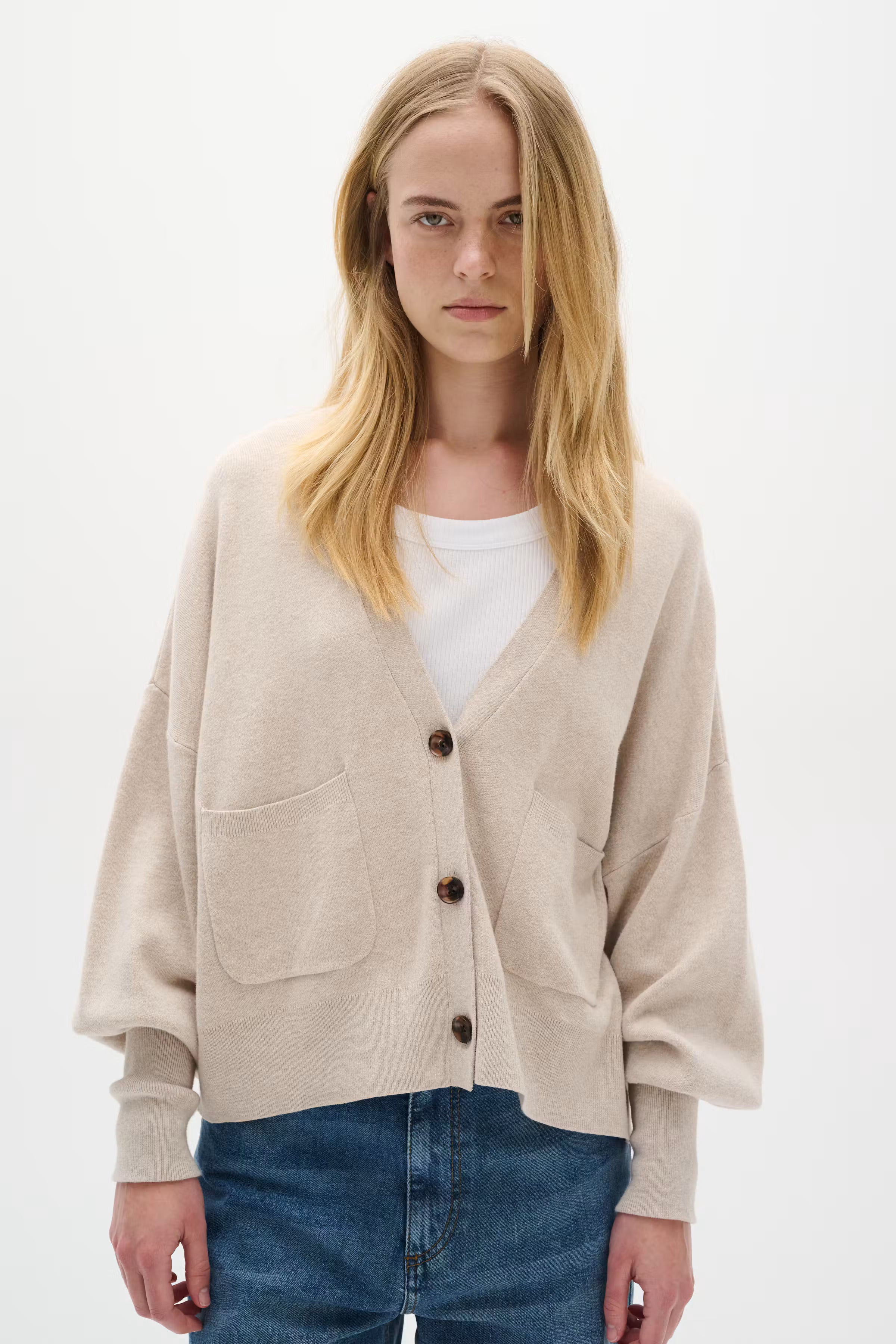 InWear - Tenley Ino-Shape Cardigan - Taupe Melange